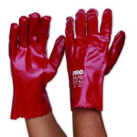 Red Pvc Glove Short