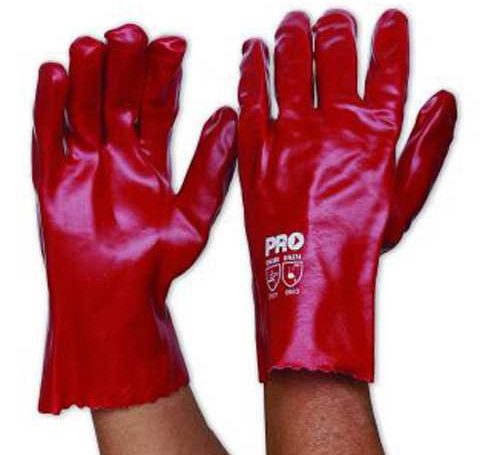 Red PVC Glove – Short