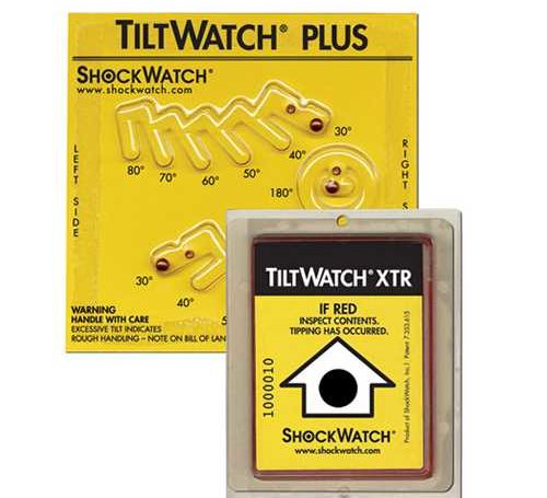 SHOCKWATCH Tilt Indicators