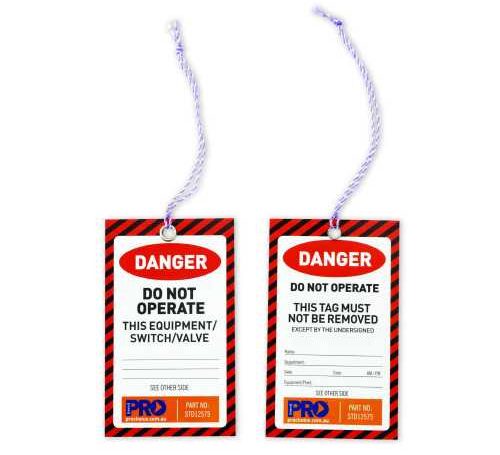 Safety Tags – Red Danger