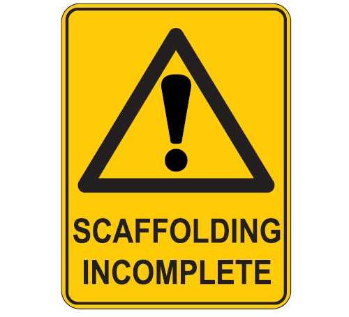 Scaffolding Incomplete Sign